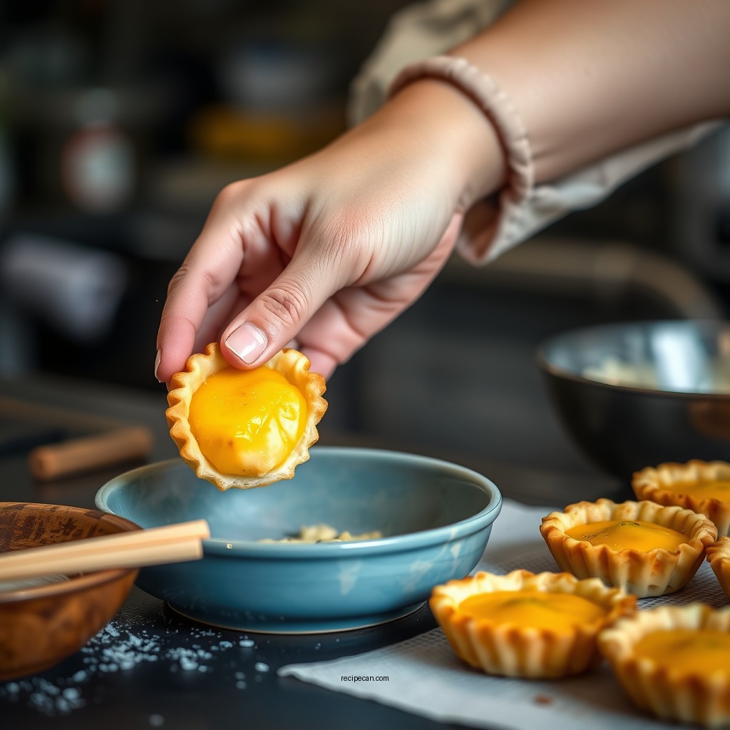 Preparing the Butter Crust - hong kong egg tart butter crust recipe