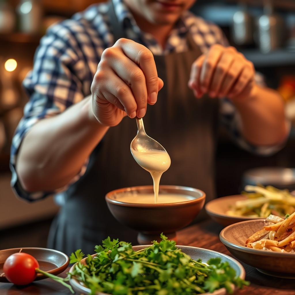 Step-by-Step Preparation - horseradish sauce recipe