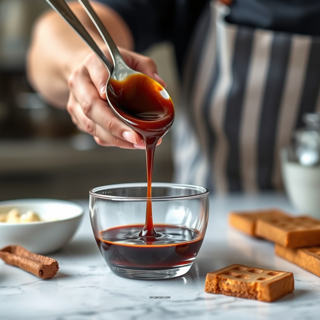 Step-by-Step Preparation - hot fudge sauce recipe