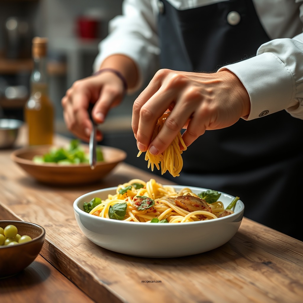 Step-by-Step Preparation - hot honey pasta salad recipe