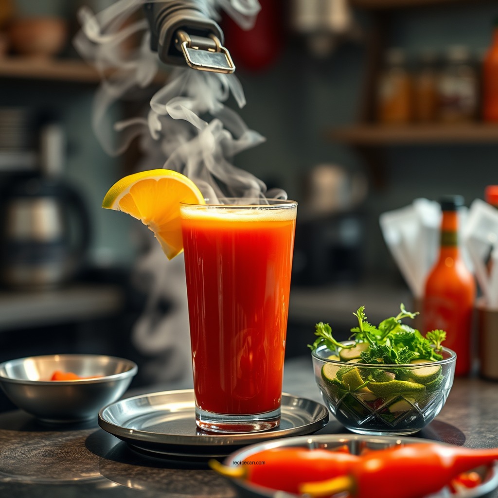 Preparing the Hot N Juice - hot n juice recipe sriracha sauce and sugar