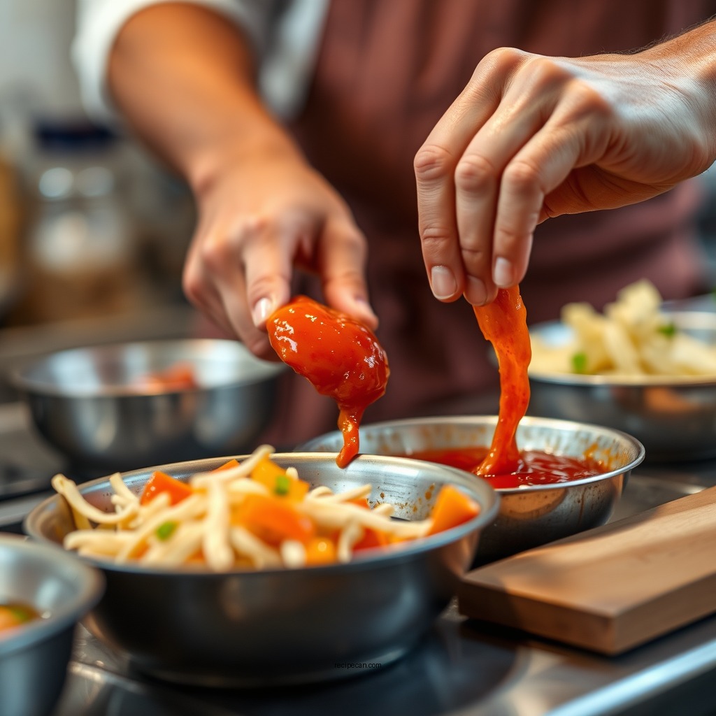 Cooking Process - hot pepper sauce recipe