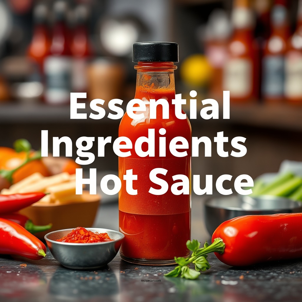 Essential Ingredients for Hot Sauce - hot sauce recipe