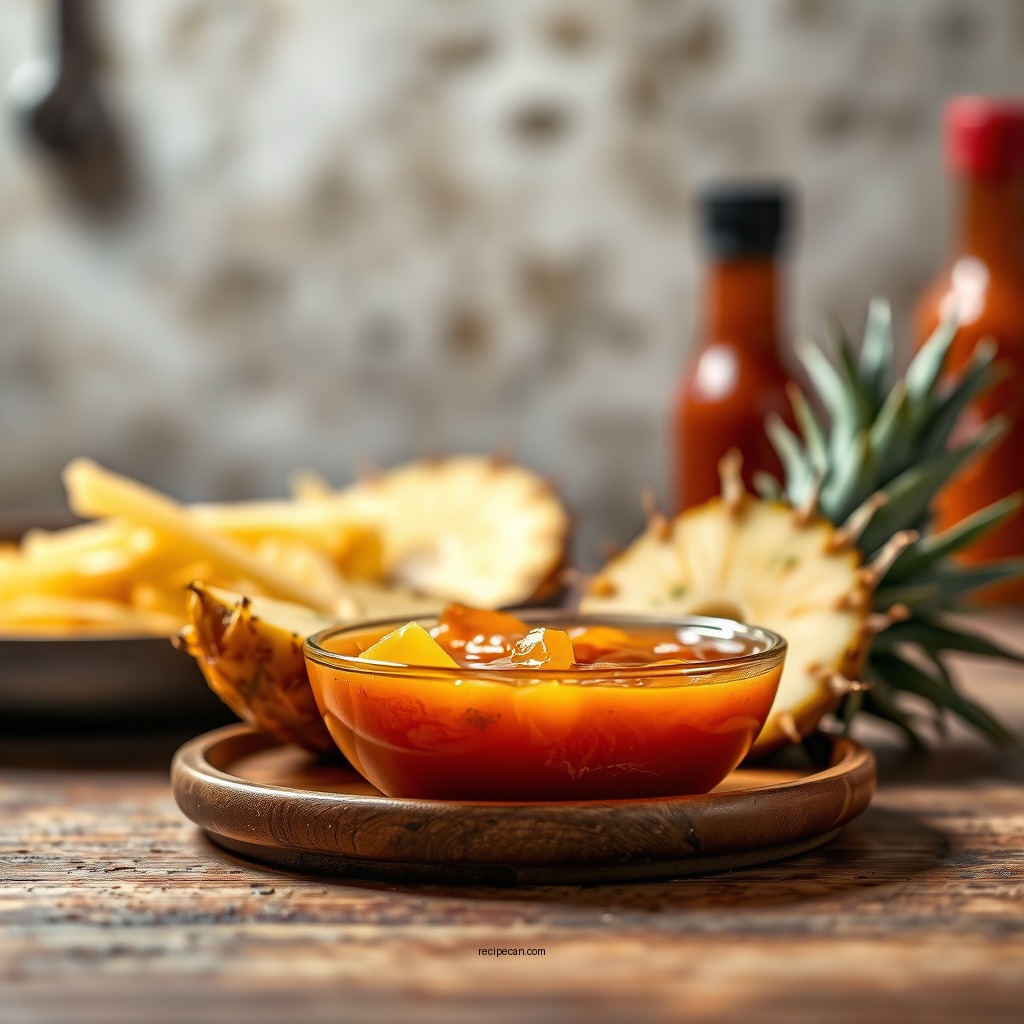 Sweet and Spicy Pineapple Sauce - hot sauce recipes