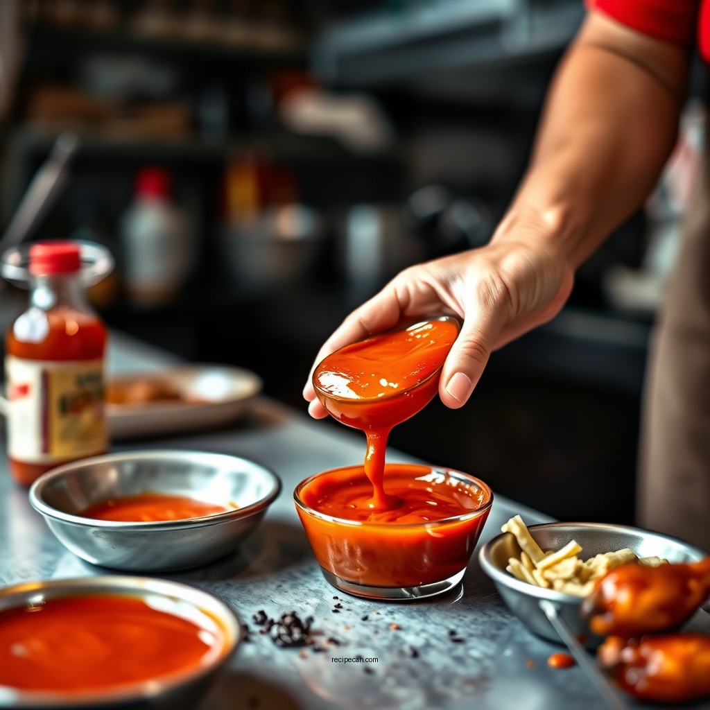 Step-by-Step Sauce Preparation - hot wing sauce recipe