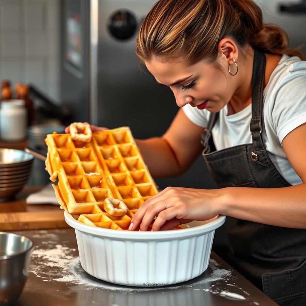 Preparing the Batter - hungry jack waffle recipe