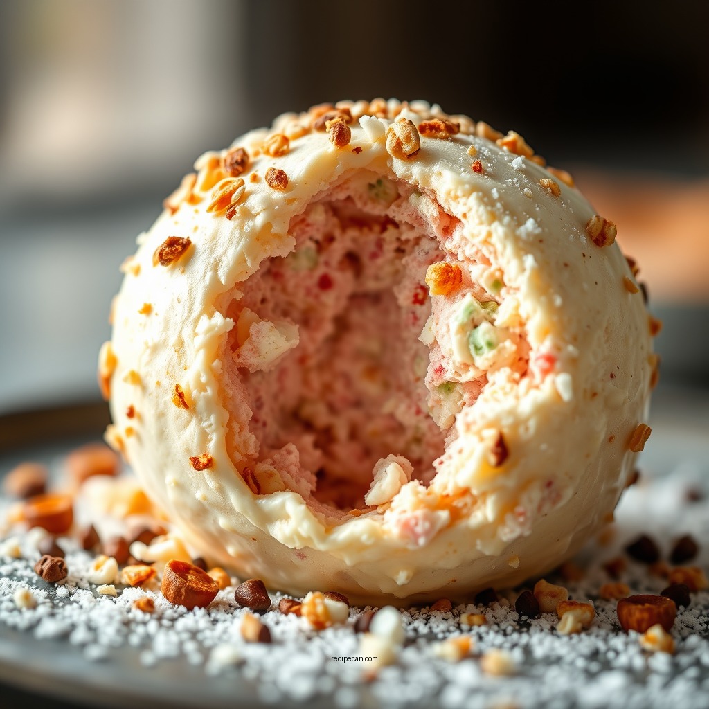 Creating the Outer Layer - ice cream ball recipe