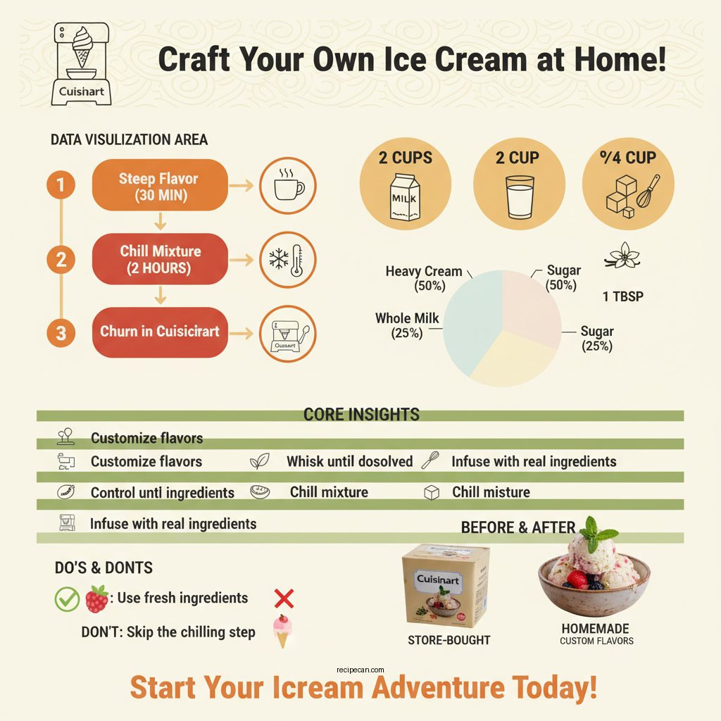 ice cream cuisinart recipe - Data Infographic and Statistics