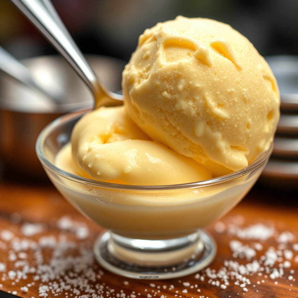 Cooling the Custard - ice cream custard recipe