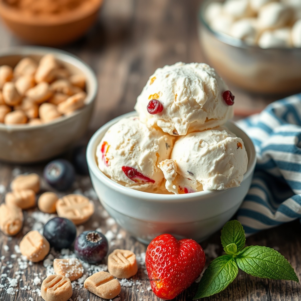 Ingredients You'll Need - ice cream low calorie recipe