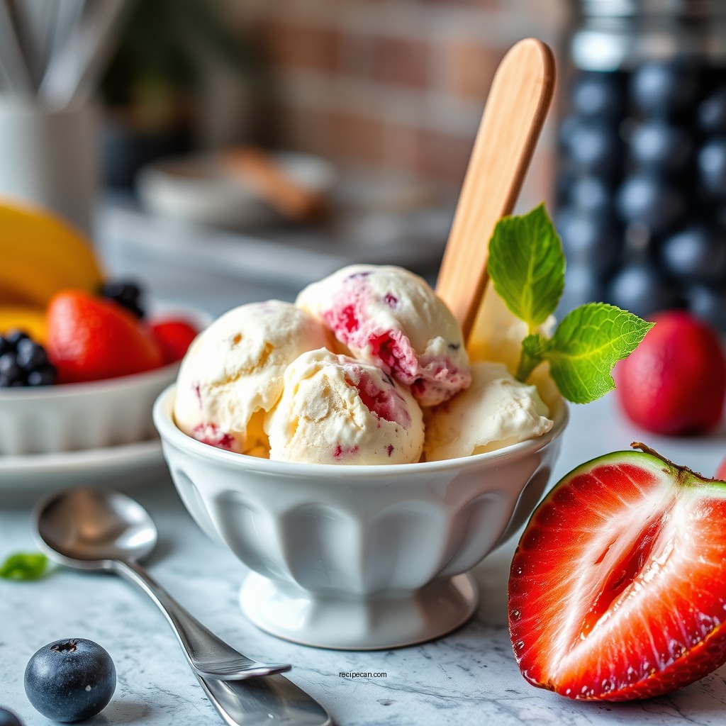 Fruit-Based Ice Cream Recipes - ice cream recipe book for ice cream maker