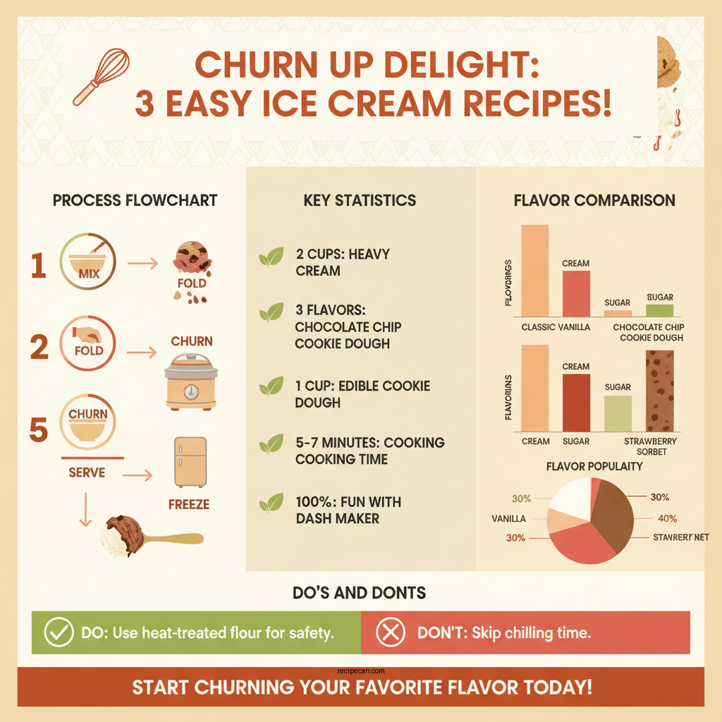 ice cream recipes for dash ice cream maker - Data Infographic and Statistics