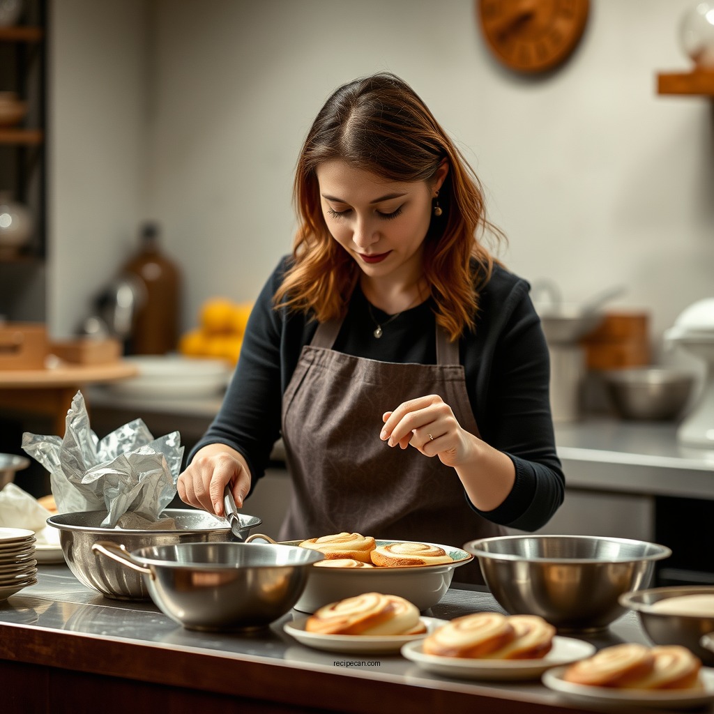 Step-by-Step Recipe Instructions - icing recipe for cinnamon rolls