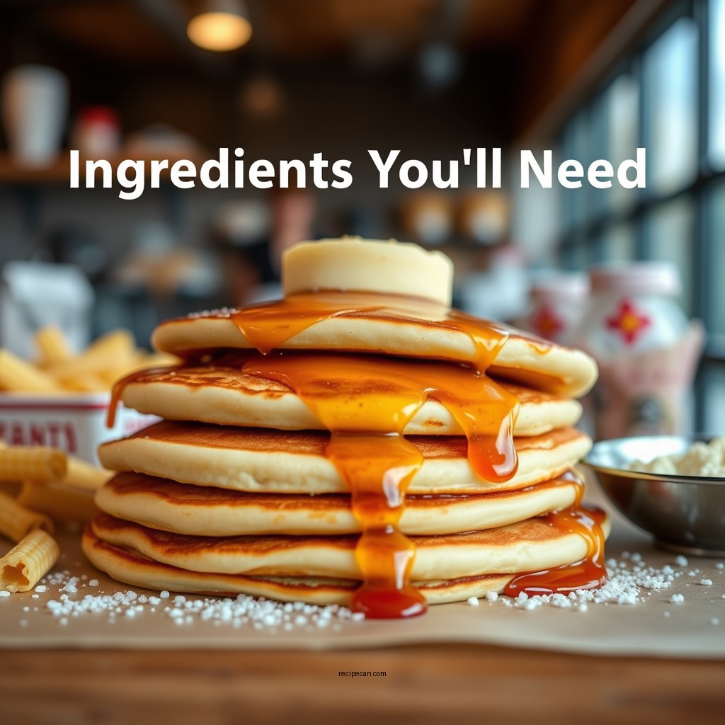 Ingredients You'll Need - ihop pancake recipe