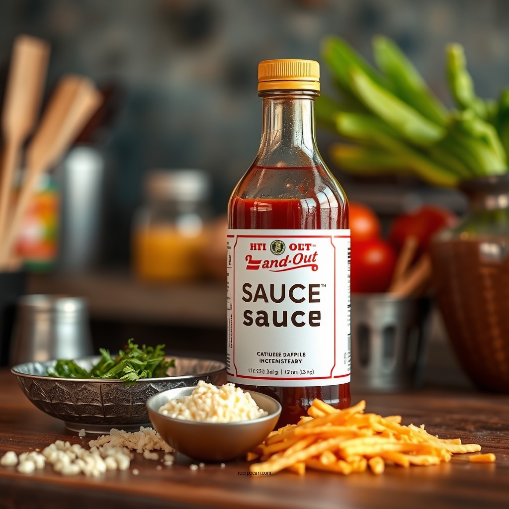 Ingredients You'll Need - in and out sauce recipe