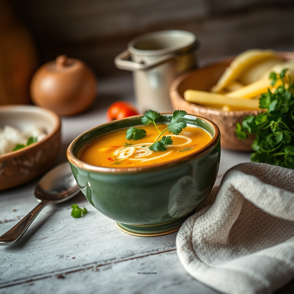 Cooking the Soup - irish vegetable soup recipe