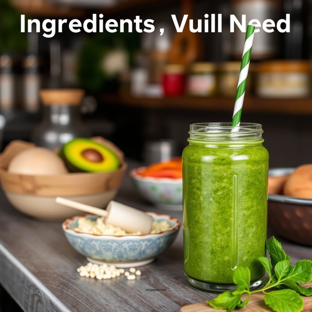 Ingredients You'll Need - island green smoothie recipe