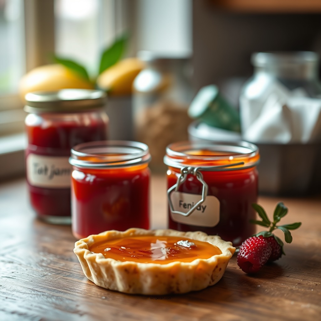 Ingredients You Will Need - jam tart recipe