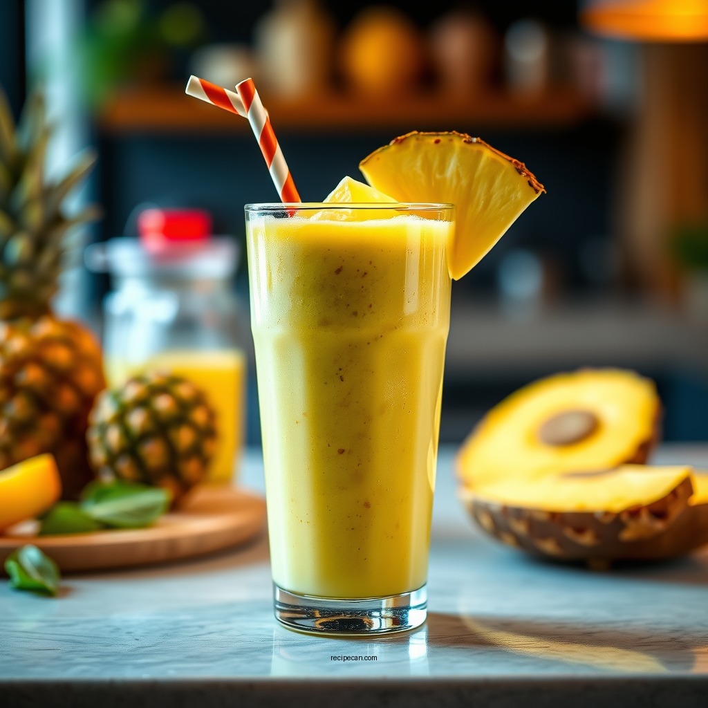 Tropical Mango-Pineapple Smoothie - jamba juice smoothie recipes