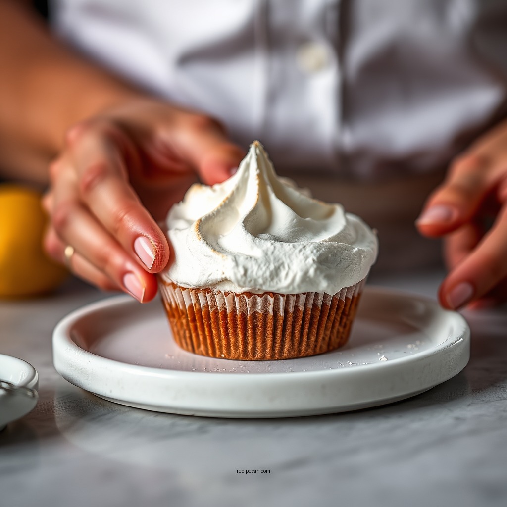 Making the Meringue - jello lemon pudding meringue pie recipe