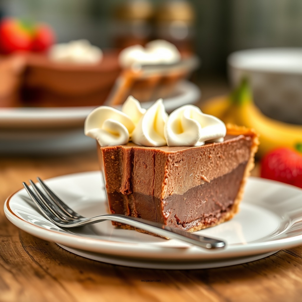 No-Bake Chocolate Jello Pudding Pie - jello pudding pie recipes with cool whip