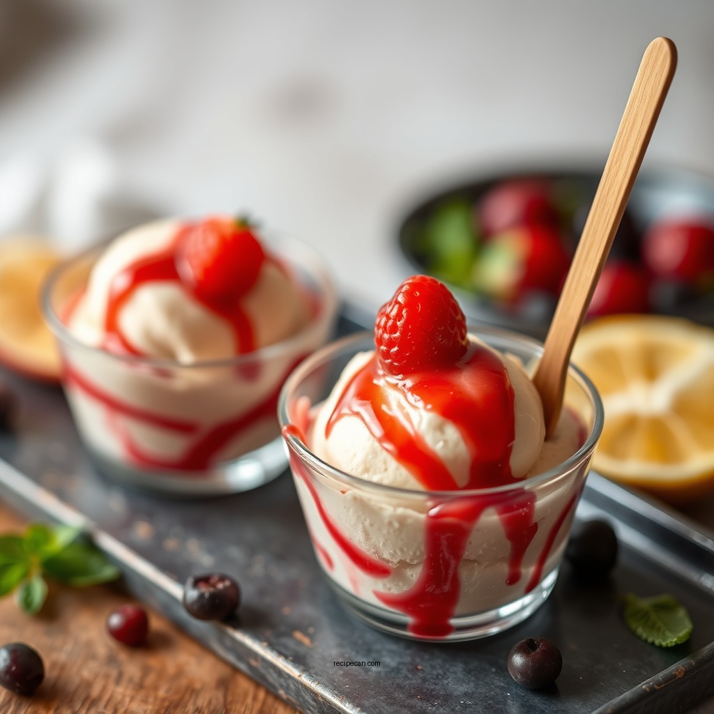 Resep Es Krim Buah Segar - jenis ice cream recipe