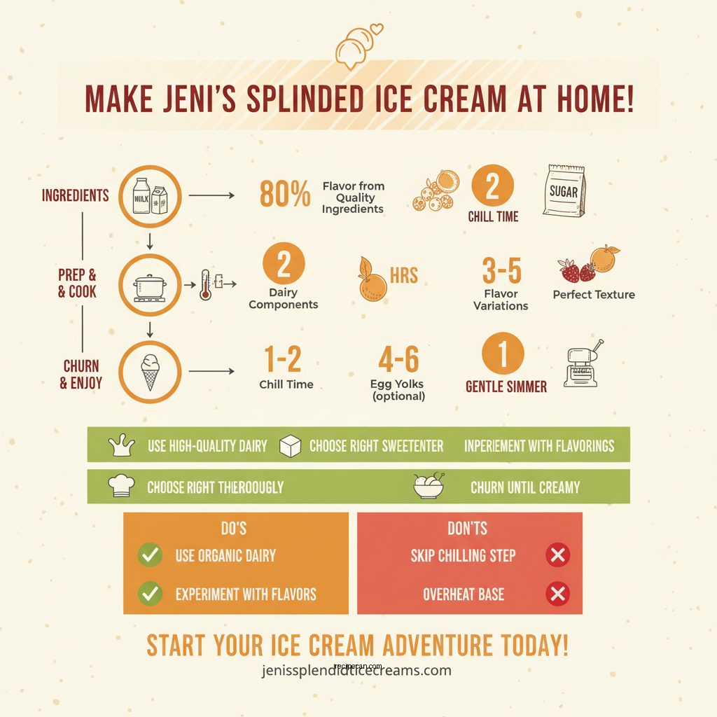 jeni's splendid ice cream recipe - Data Infographic and Statistics