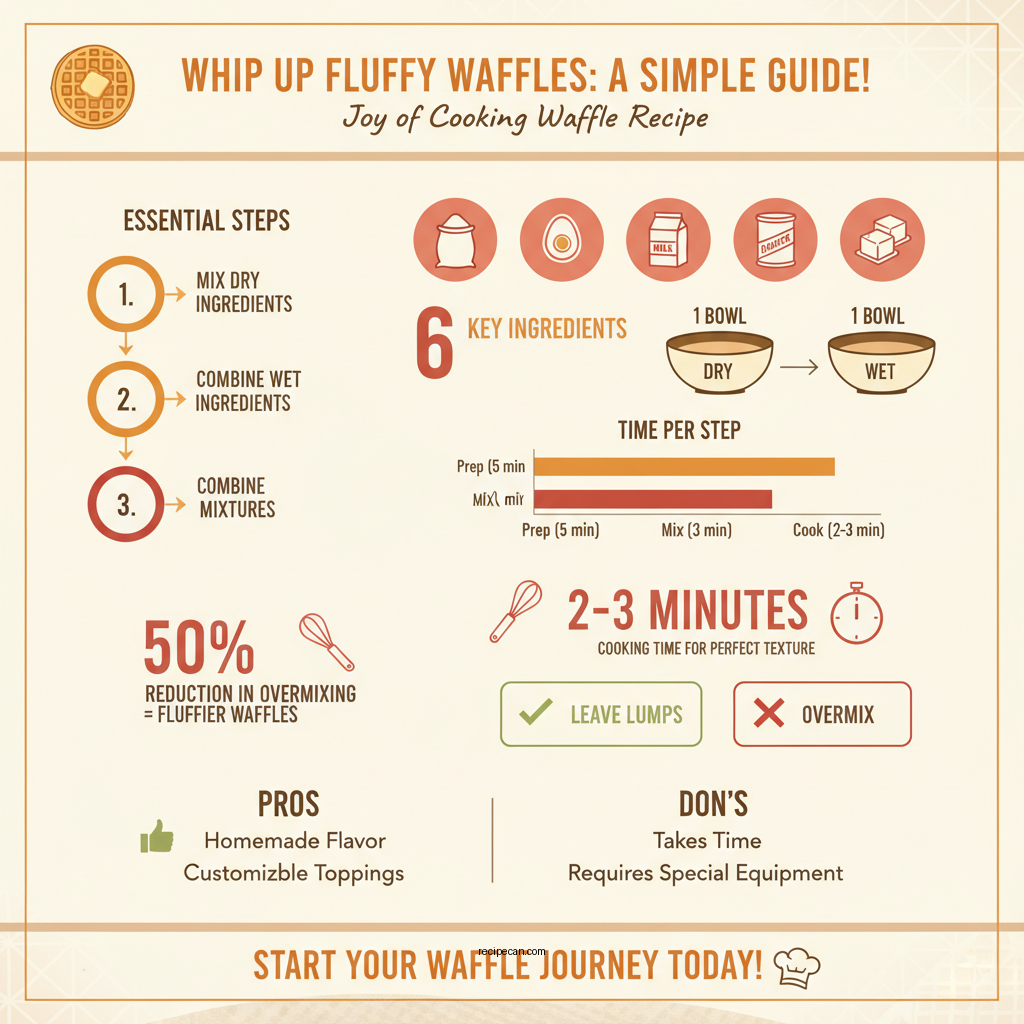 joy of cooking waffle recipe - Data Infographic and Statistics