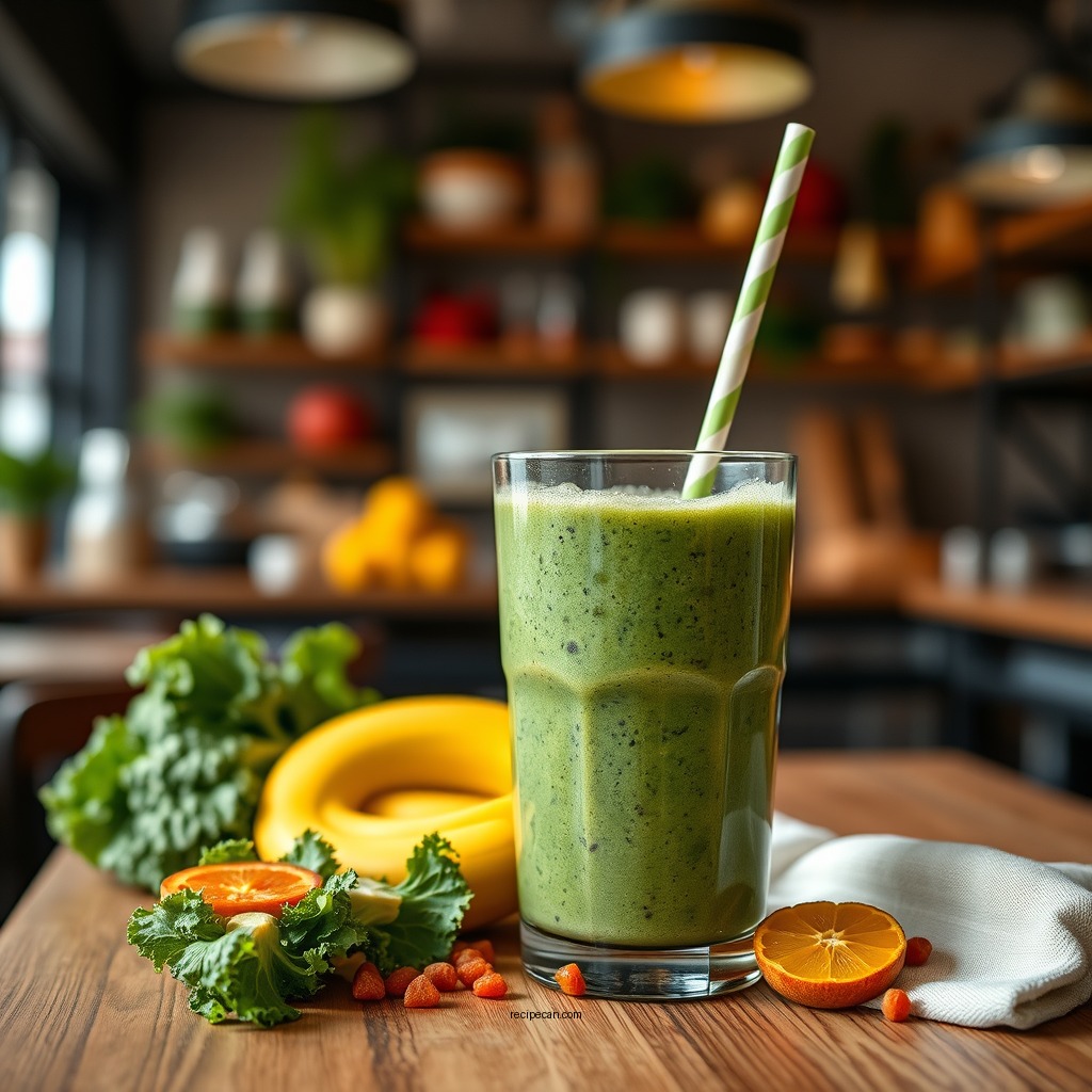 Benefits of Kale in Your Smoothie - kale and fruit smoothie recipe