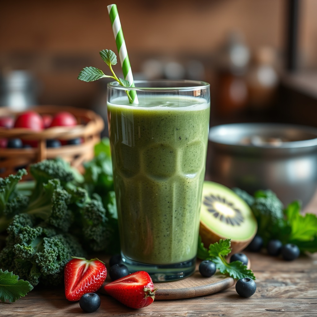Choosing the Right Fruits - kale and fruit smoothie recipe