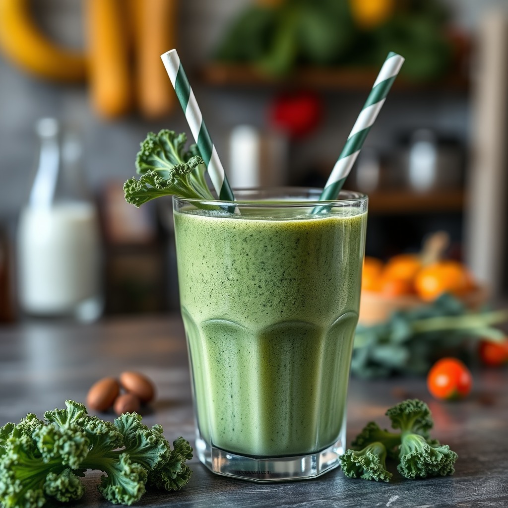Benefits of Kale in Smoothies - kale fruit smoothie recipe