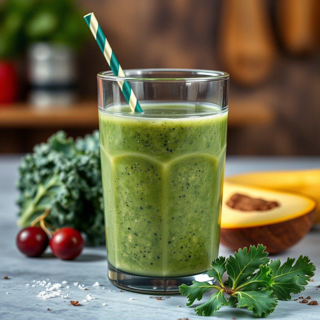 Essential Ingredients for Your Smoothie - kale fruit smoothie recipe