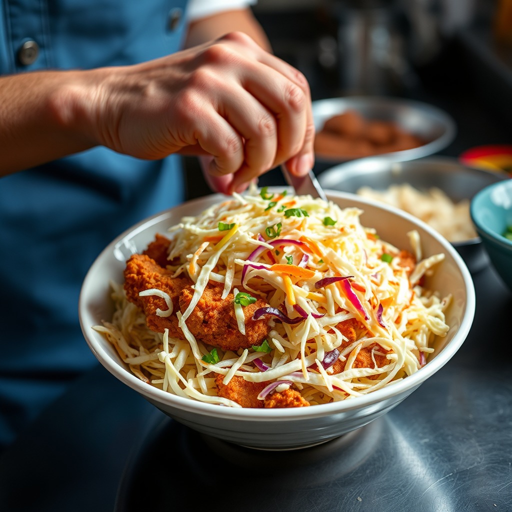 Step-by-Step Preparation - kentucky fried chicken coleslaw recipe