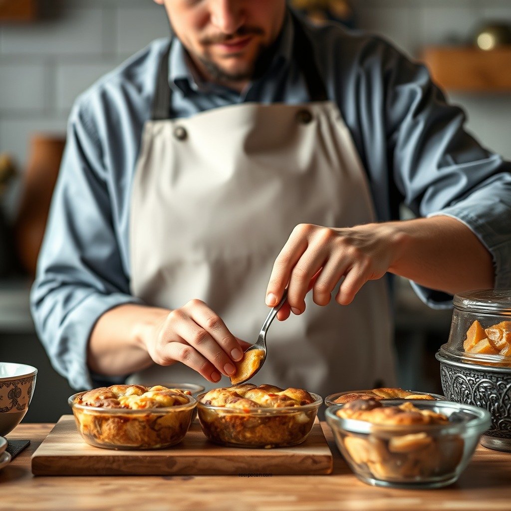 Preparation Steps - keto bread pudding recipe