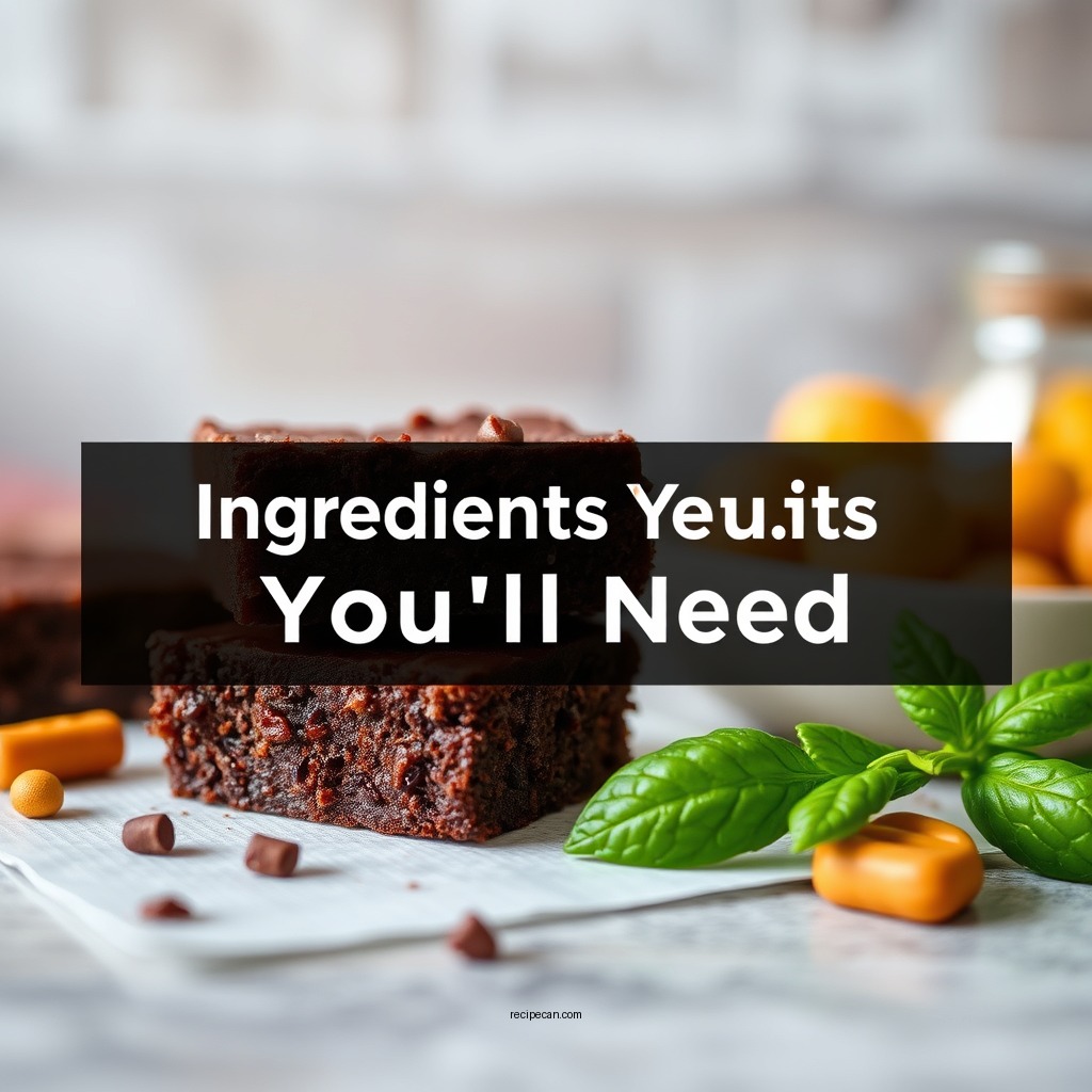 Ingredients You'll Need - keto brownie recipe