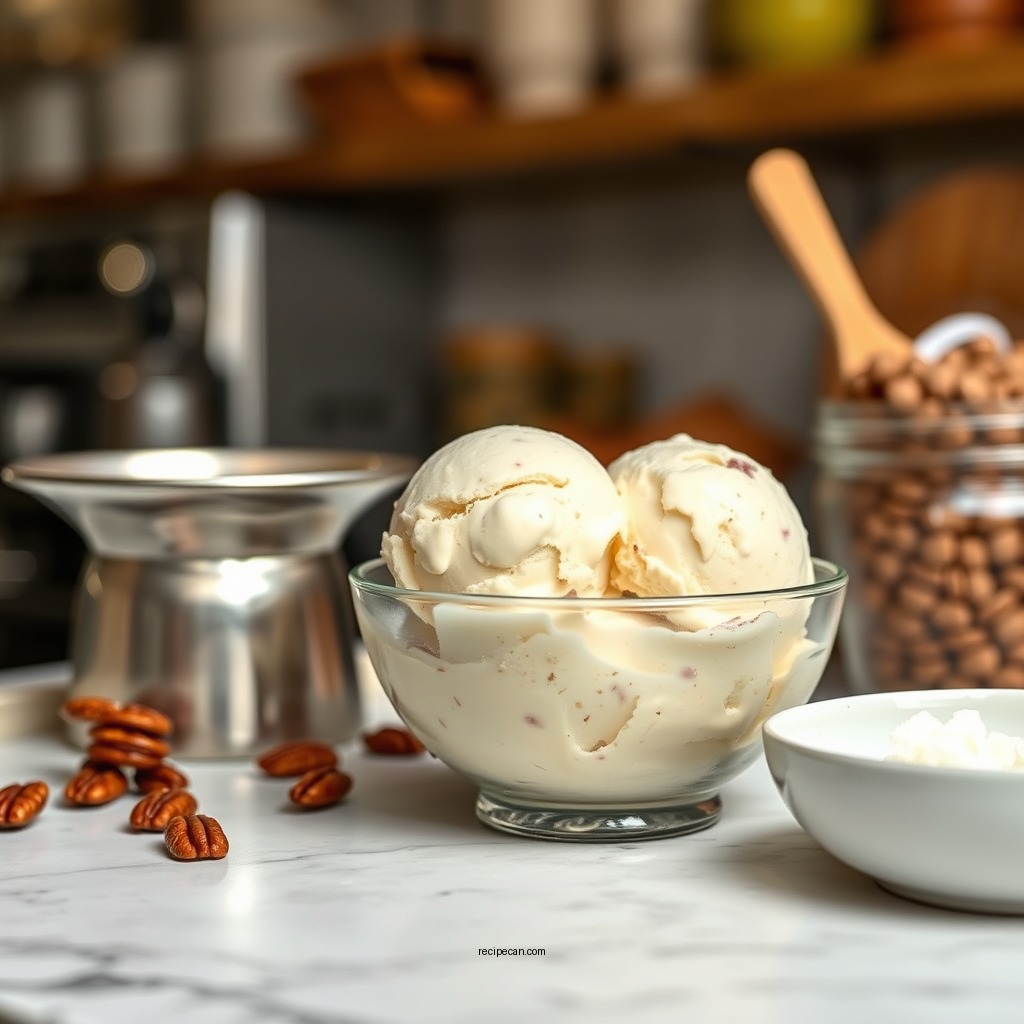 Ingredients You'll Need - keto butter pecan ice cream recipe