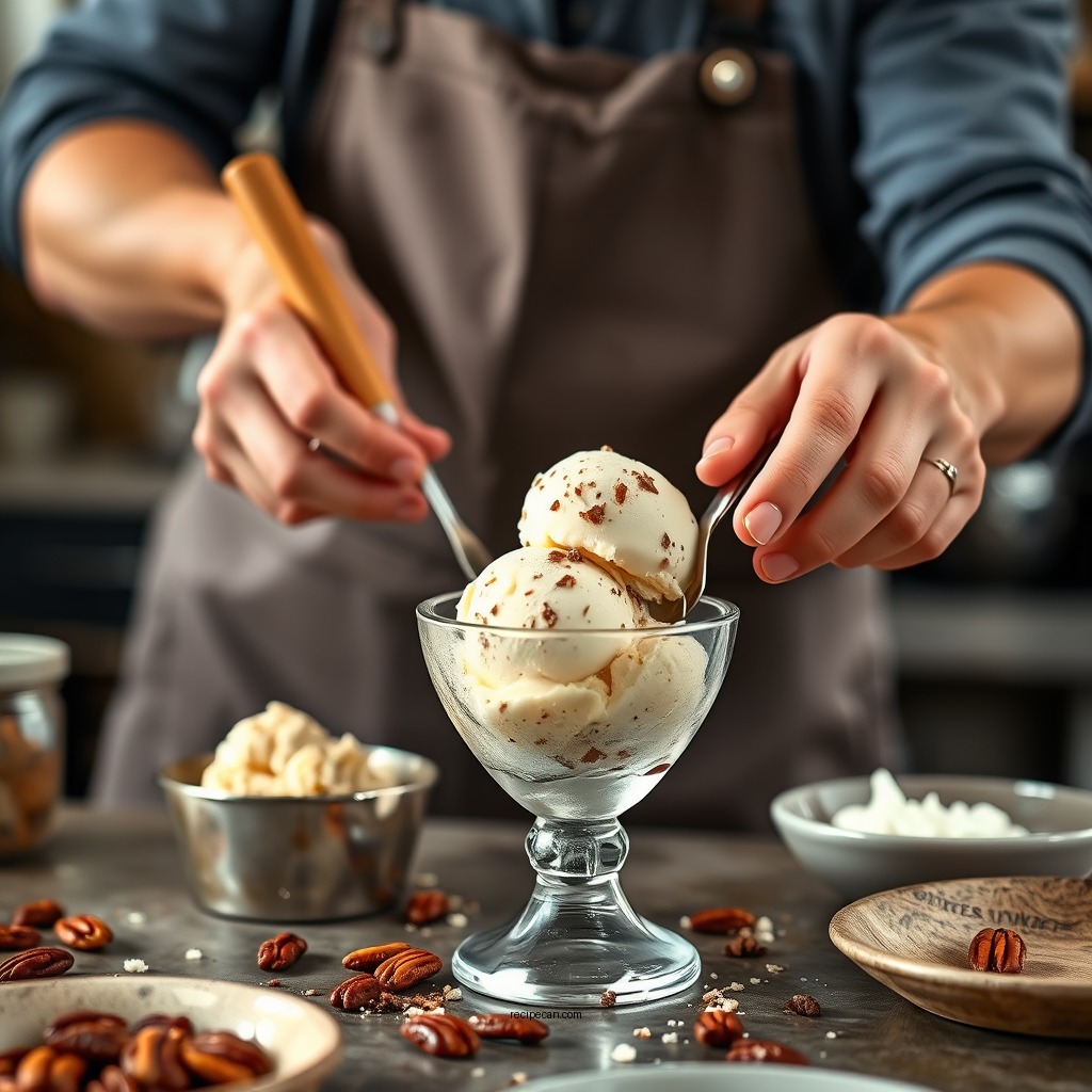 Step-by-Step Instructions - keto butter pecan ice cream recipe