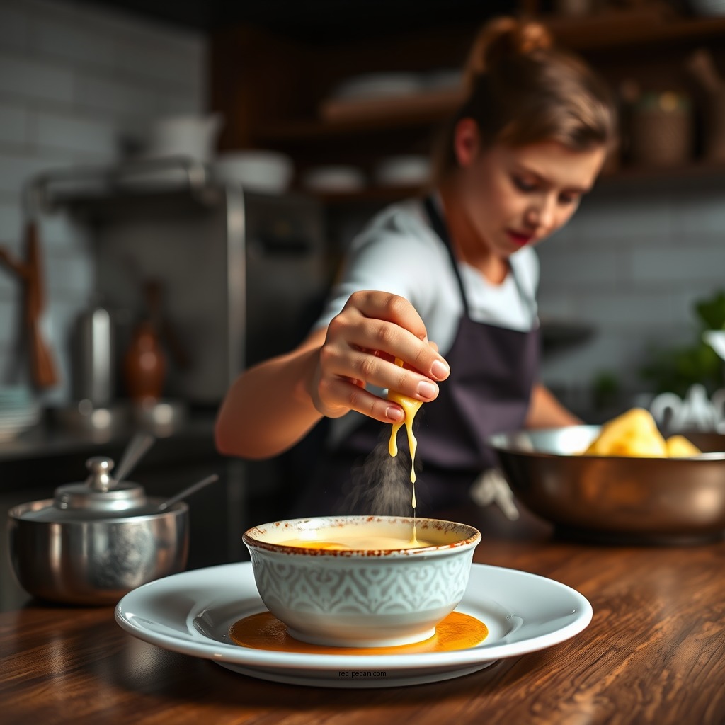 Step-by-Step Preparation - keto custard recipe