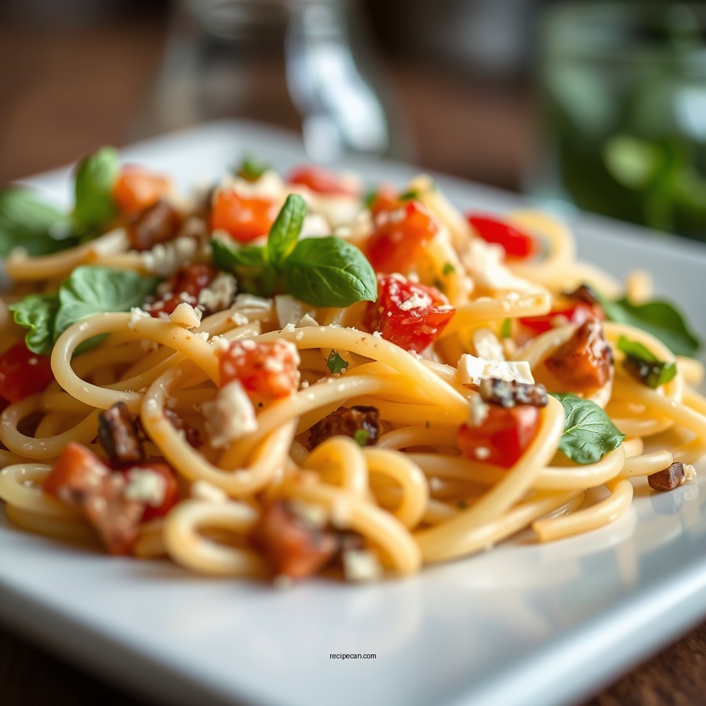 Adding Flavorful Ingredients - keto pasta salad recipe