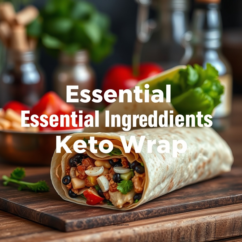 Essential Ingredients for Your Keto Wrap - keto wrap recipe