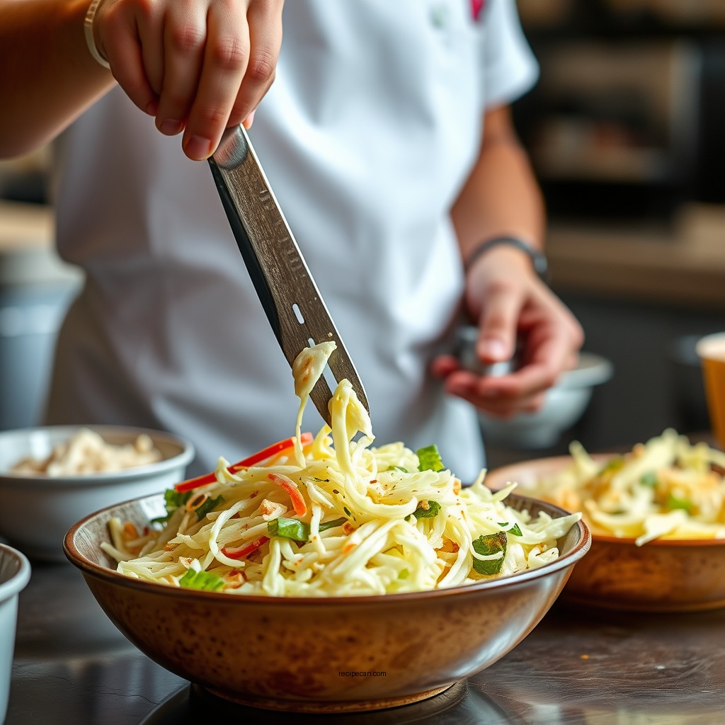 Step-by-Step Preparation - kfc coleslaw recipe