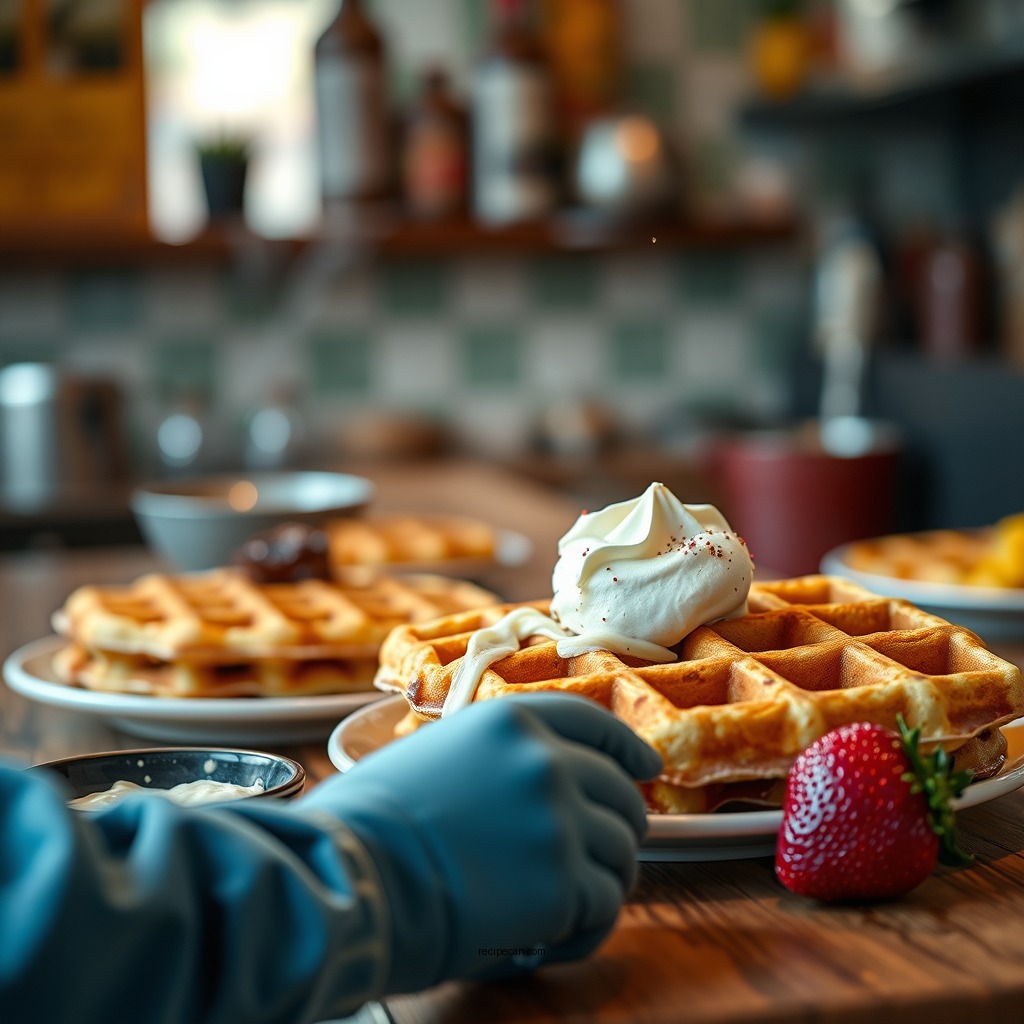 Protein-Packed Kodiak Waffles - kodiak pancake mix recipes