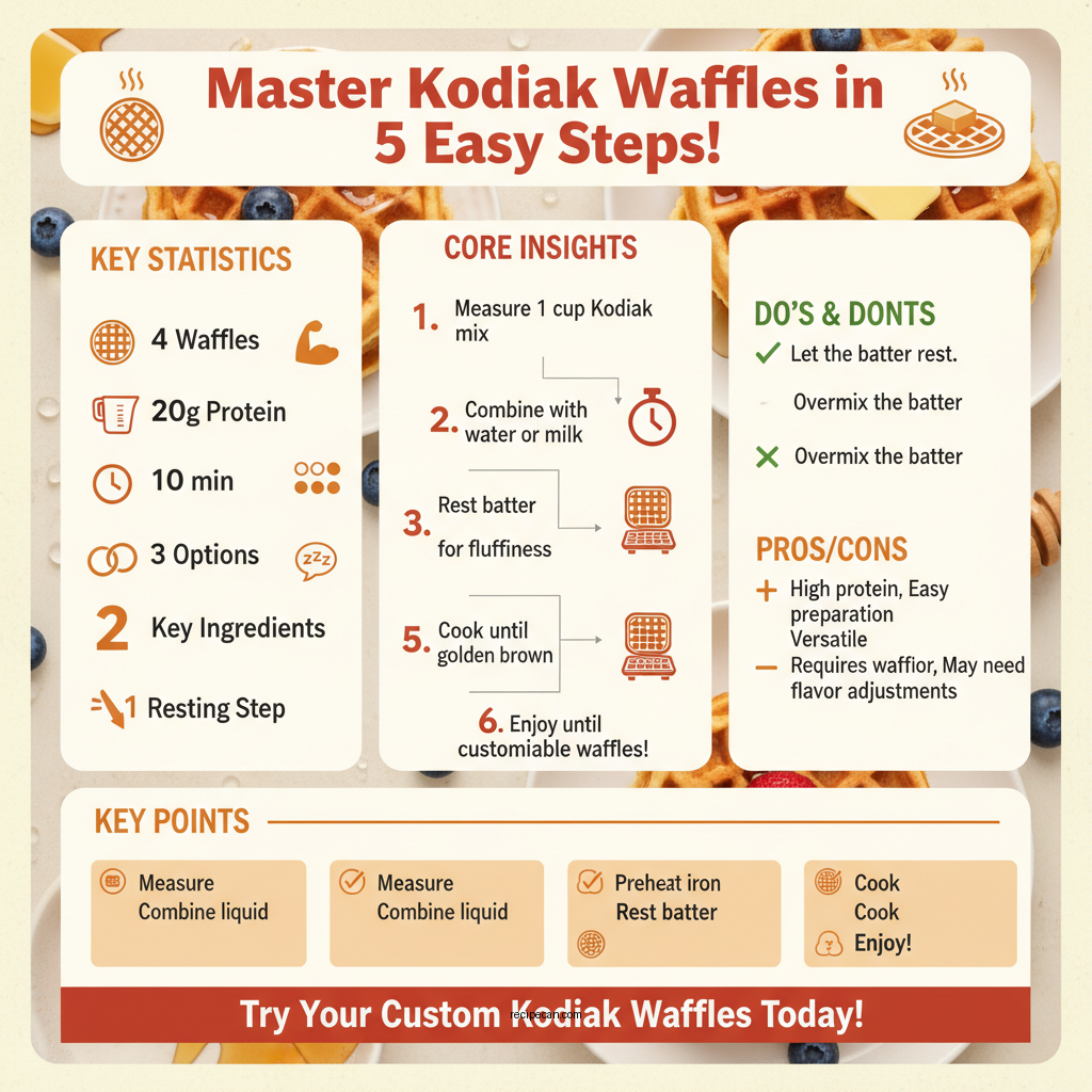 kodiak waffle mix recipe - Data Infographic and Statistics