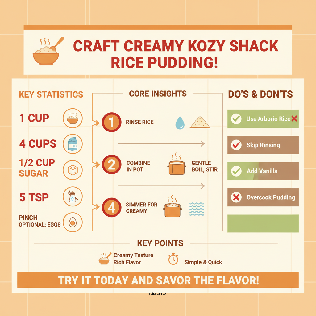 kozy shack rice pudding recipe - Data Infographic and Statistics