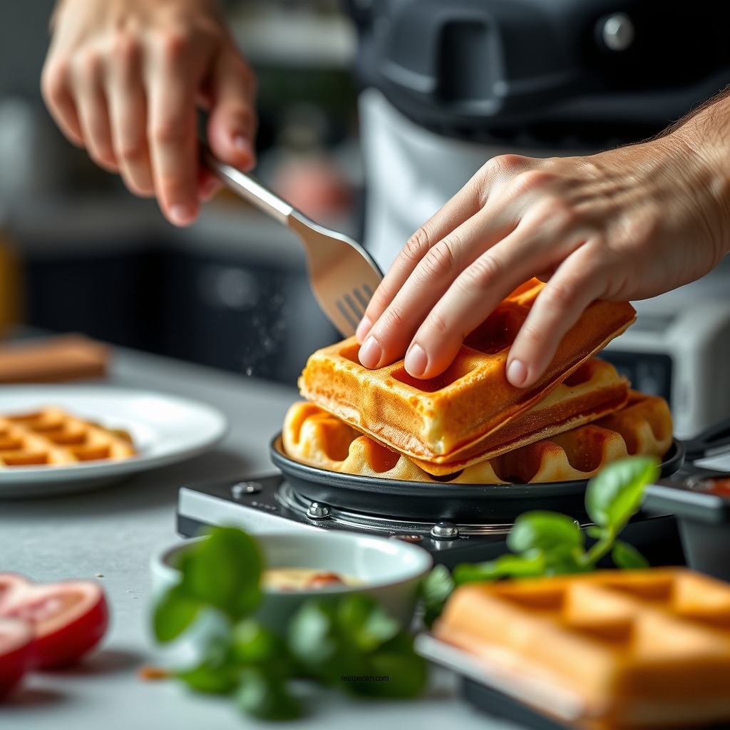 Step-by-Step Instructions for Making Waffles - krusteaz recipe for waffles