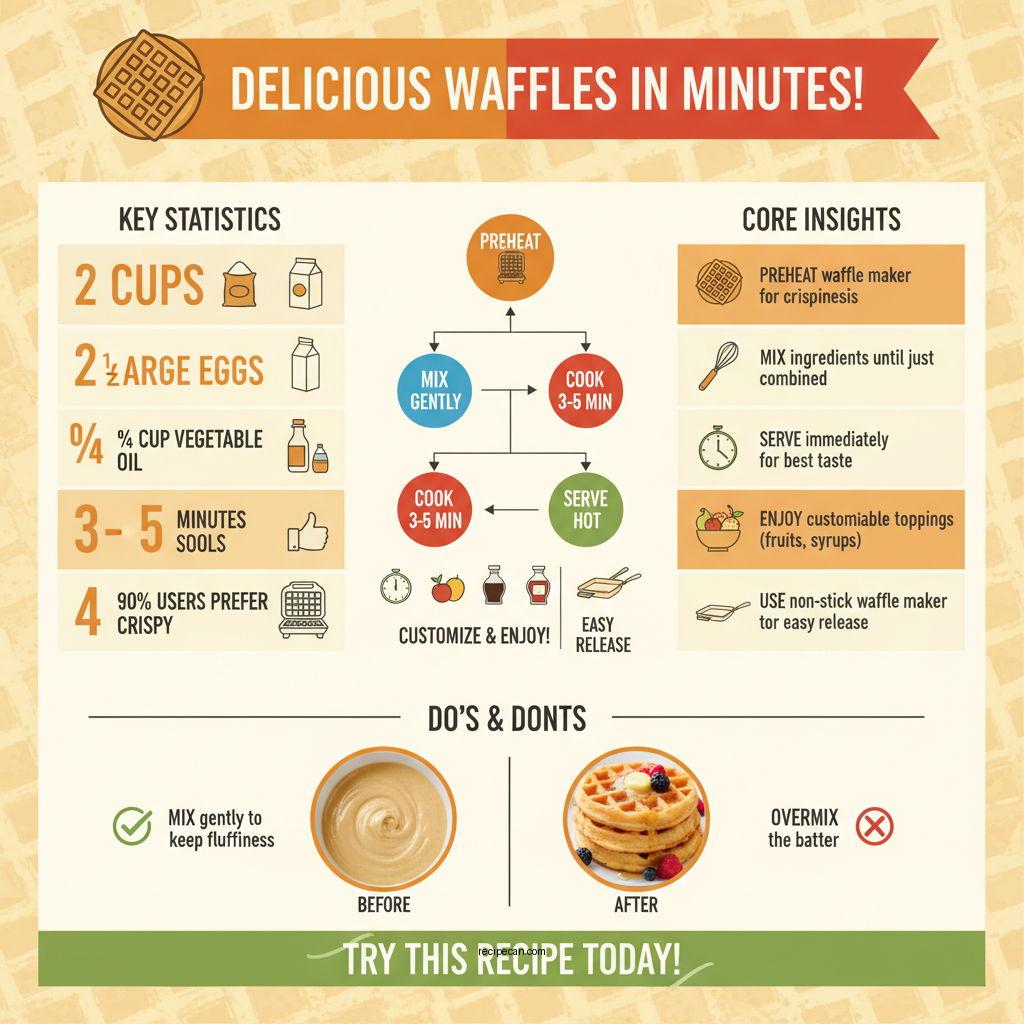 krusteaz waffles from pancake mix recipe - Data Infographic and Statistics
