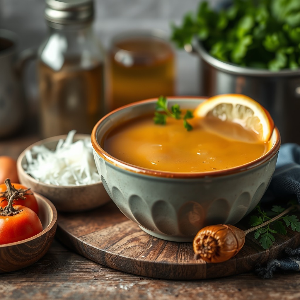 Ingredients You'll Need - lamb bone broth soup recipe