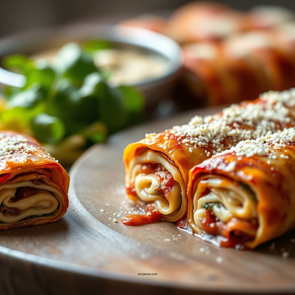 Meat Lovers Lasagna Roll Ups - lasagna roll ups recipes