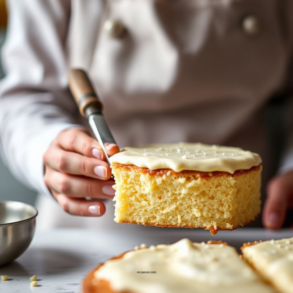 Baking Tips for Success - lemon cake recipe with lemon pudding