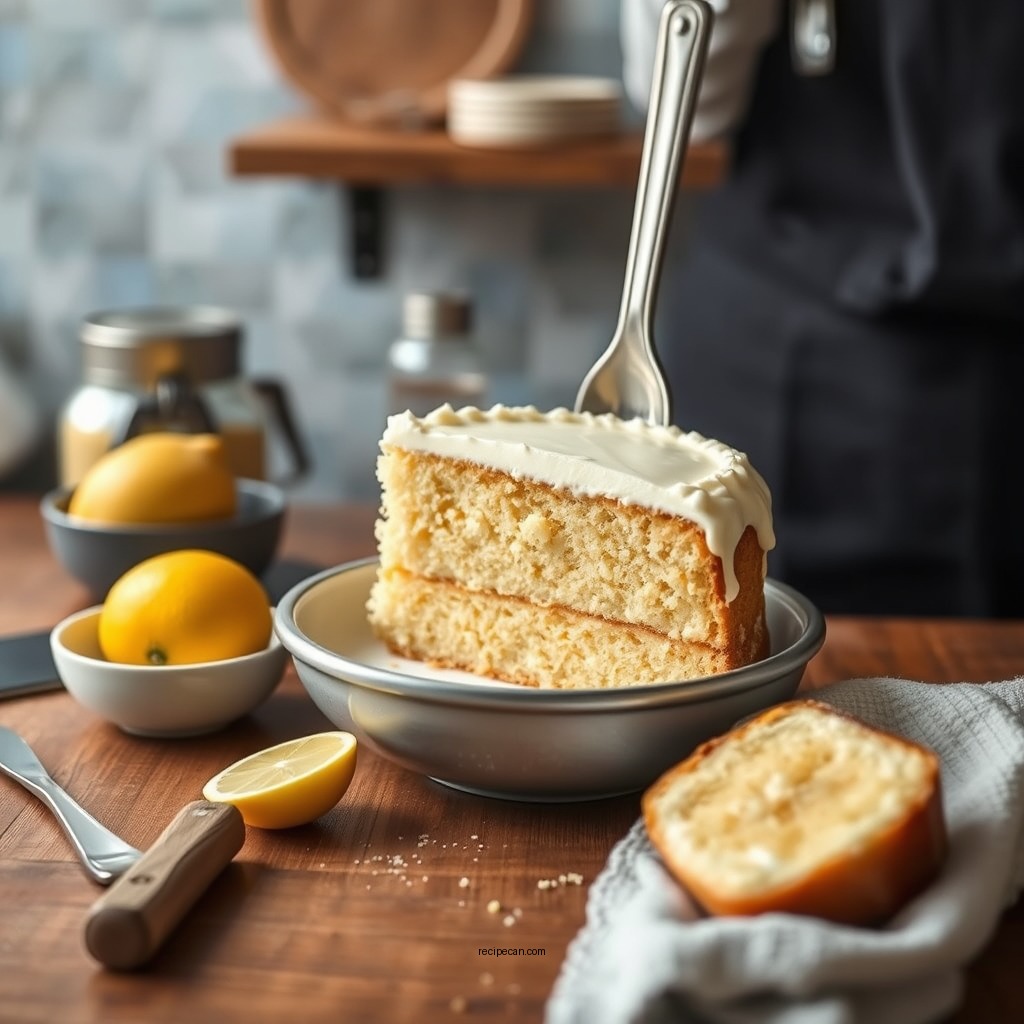 Ingredients You'll Need - lemon cake recipe with lemon pudding